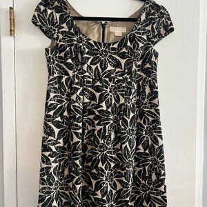 Michael Kors Damask Fabric Dress